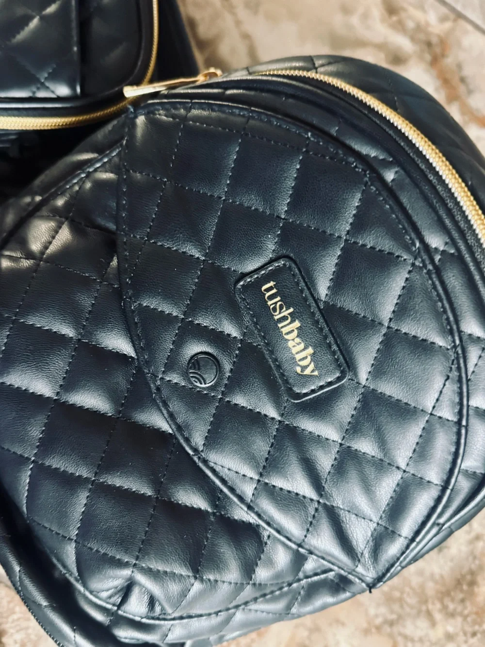 Tushbaby Quilted Vegan Leather W/ Belt Extender